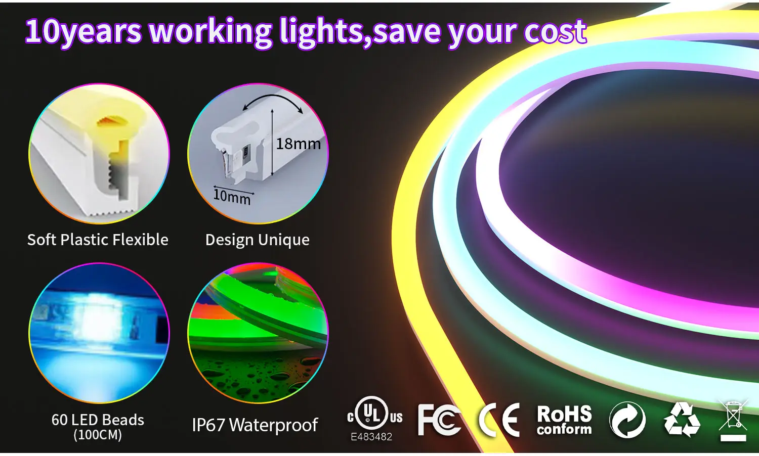 neon led strip lights
